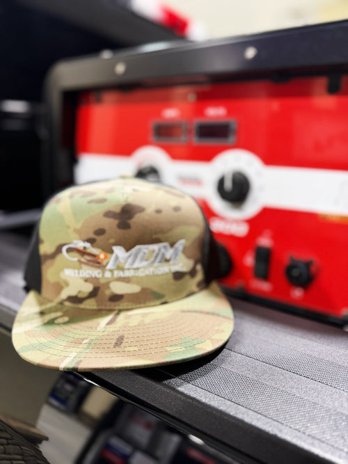 Camo Flat Bill Trucker